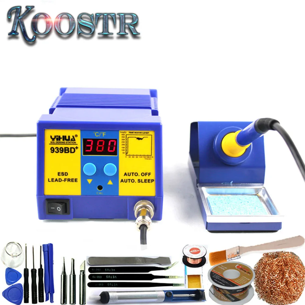 Anti Static Electric Welding Machine High Power Constant Temperature Soldering Station Lead-free Soldering Station YIHUA 939BD+
Anti Static Electric Welding Machine High Power Constant Temperature Soldering Station Lead-free Soldering Station YIHUA 939BD+