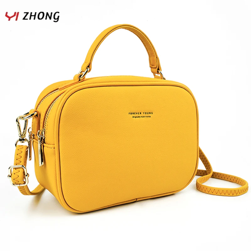 Простые роскошные сумки и кошельки YIZHONG женские брендовый дизайн модная кожаная