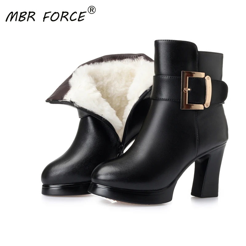 MBR FORCE Women Booties High Heel 2020 Spring New female Boots Women's British Style Thick Wool Shoes Casual Ladies Ankle Boots
MBR FORCE Women Booties High Heel 2020 Spring New female Boots Women's British Style Thick Wool Shoes Casual Ladies Ankle Boots
