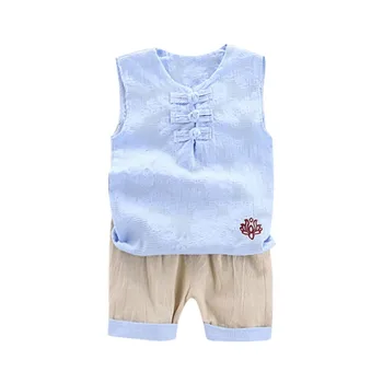 Baby Clothing 0-4 Years 2Pcs/set Boy Casual Clothes Set Summer Chinese Style Children Vest Tops+Shorts Suit Kids Outfit New
Baby Clothing 0-4 Years 2Pcs/set Boy Casual Clothes Set Summer Chinese Style Children Vest Tops+Shorts Suit Kids Outfit New