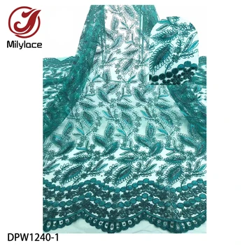 Africa Lace Fabric 2019 Latest Floral Embroidery with Sequins High Quality Tulle Nigerian Net Lace Material for Wedding DPW1240
Africa Lace Fabric 2019 Latest Floral Embroidery with Sequins High Quality Tulle Nigerian Net Lace Material for Wedding DPW1240