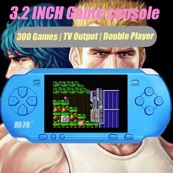 RS-15 Mini Retro Handheld Game Console Player 3.2 inch Portable Classic Game Controller Built-in 150 Game TV AV Output 2 Player 
RS-15 Mini Retro Handheld Game Console Player 3.2 inch Portable Classic Game Controller Built-in 150 Game TV AV Output 2 Player