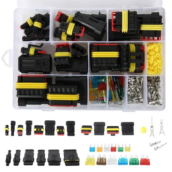 240Pcs Waterproof 12V Electrical Wire Connector Set with Crimp Terminal and Car Fuse Auto Replacement Parts
240Pcs Waterproof 12V Electrical Wire Connector Set with Crimp Terminal and Car Fuse Auto Replacement Parts
