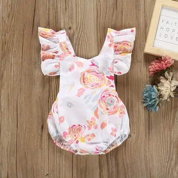 Baby Newborn Girls Backless Design Flare Sleeve Infant Bodysuit Outfits Toddler Infant Summer Clothing
Baby Newborn Girls Backless Design Flare Sleeve Infant Bodysuit Outfits Toddler Infant Summer Clothing