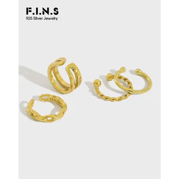 F.I.N.S 1PC S925 Pure Sterling Silver Ear Cuff Chain Double-Layer Female Earrings Stackable Korean Clip Earrings Without Piecing
F.I.N.S 1PC S925 Pure Sterling Silver Ear Cuff Chain Double-Layer Female Earrings Stackable Korean Clip Earrings Without Piecing