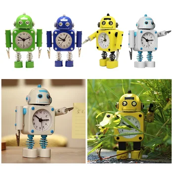 Robot Alarm Clock Office Wake-up Clock w/ Flashing Lights 12H-Display Clock
Robot Alarm Clock Office Wake-up Clock w/ Flashing Lights 12H-Display Clock