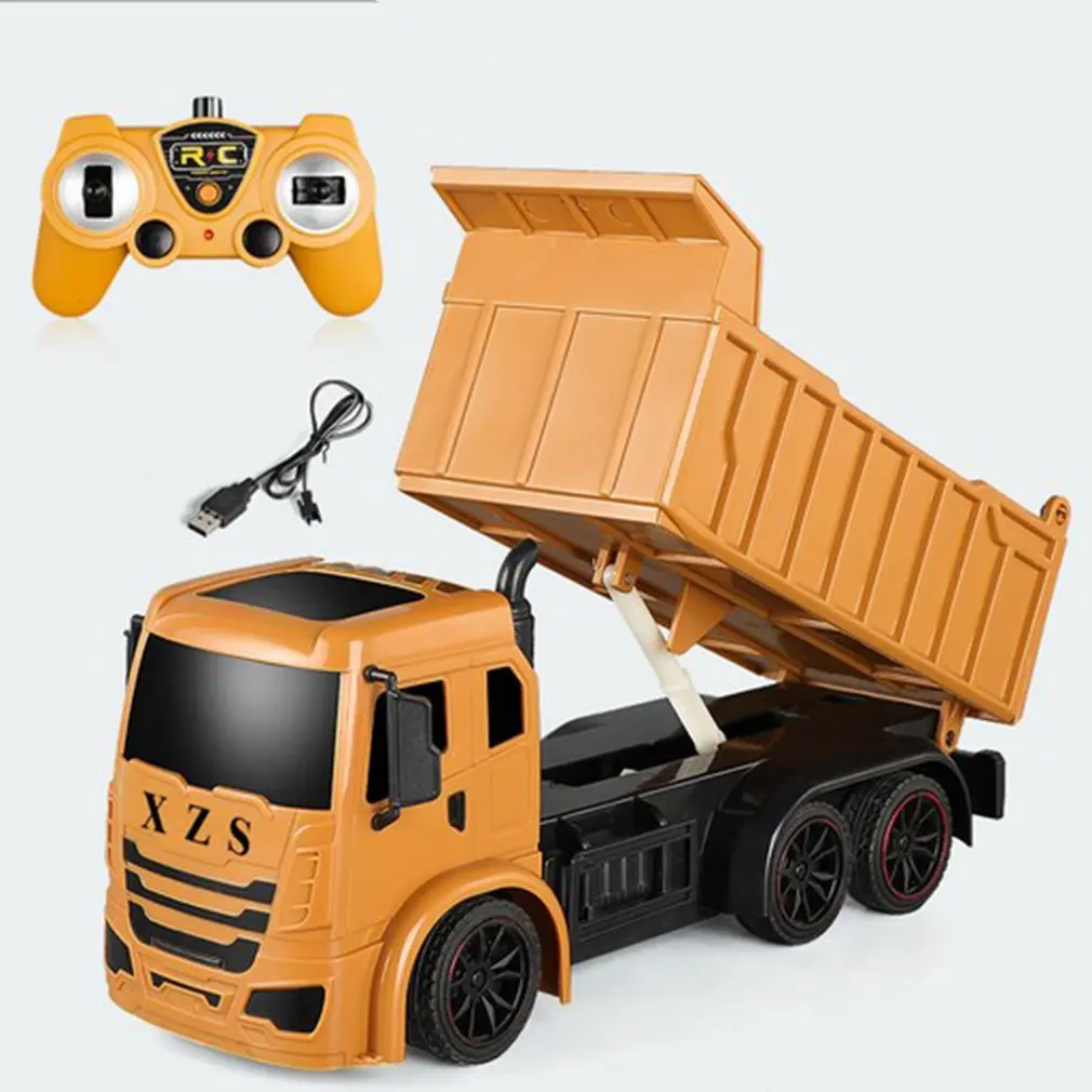 1:18 Simulation Engineering Truck RC Truck 2.4G Alloy Remote Control Dump Car With LED Light Construction Vehicle Toy#2020
1:18 Simulation Engineering Truck RC Truck 2.4G Alloy Remote Control Dump Car With LED Light Construction Vehicle Toy#2020