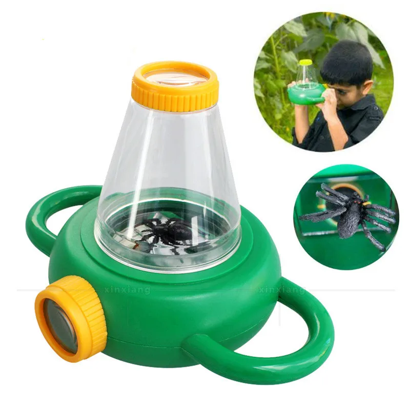 Children Insect Box Multi-Function Magnifying Glass Handheld Small Animal Ant Viewer Scientific Outdoor Experimental Instrument
Children Insect Box Multi-Function Magnifying Glass Handheld Small Animal Ant Viewer Scientific Outdoor Experimental Instrument
