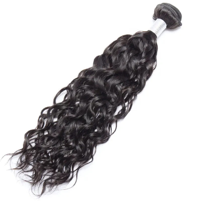  Hair Brazilian durable Water Wave Bundles with Closure 100 Remy Human Hair Bundles With 4*4 Closure 