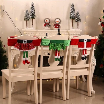 Christmas Chair Cover Decorations Non-woven Elf Chair Set Stool Set Housse de chaise de noel
Christmas Chair Cover Decorations Non-woven Elf Chair Set Stool Set Housse de chaise de noel