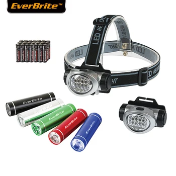 EVERBRITE 2PC LED Headlamp with Spare lamp + 5PC LED Flashlight Candy Colors Mini LED Torch 7PACK
EVERBRITE 2PC LED Headlamp with Spare lamp + 5PC LED Flashlight Candy Colors Mini LED Torch 7PACK