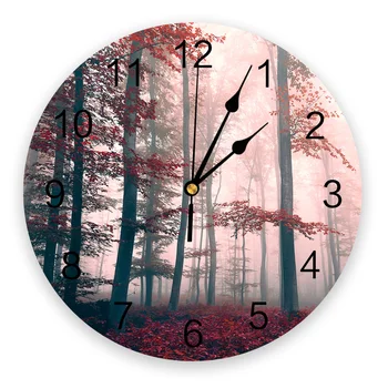 Red Mysterious Maple Leaves Forest Wall Clock Silent Non Ticking Kids Room Decorative Clock for Home Living Room Bedroom
Red Mysterious Maple Leaves Forest Wall Clock Silent Non Ticking Kids Room Decorative Clock for Home Living Room Bedroom