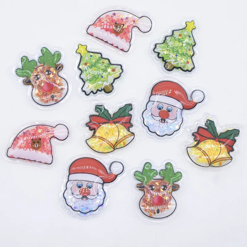 Description Picture 3 of item10Pcs Christams Party Biscuit Simulation Dessert Planar Resin Accessories Home Decor Crafts Jewelry Making Embellishments