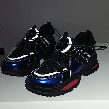 Reflective Fashion Sneakers Women Shoes Spring Women Vulcanize Shoes Chunky Sneakers Walking Shoes Platform Sneakers Female Shoe
Reflective Fashion Sneakers Women Shoes Spring Women Vulcanize Shoes Chunky Sneakers Walking Shoes Platform Sneakers Female Shoe