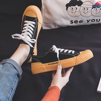 Women Canvas Shoes Female 2019 New Korean Style Chic Shoes Street Fashion Girl Trendy Sneakers Nice Quality White Black 35-40 
Women Canvas Shoes Female 2019 New Korean Style Chic Shoes Street Fashion Girl Trendy Sneakers Nice Quality White Black 35-40