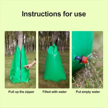 Tree Watering Bag Slow Release Drip Watering Irrigation Bag with Zipper Gardening Tool DNJ998
Tree Watering Bag Slow Release Drip Watering Irrigation Bag with Zipper Gardening Tool DNJ998