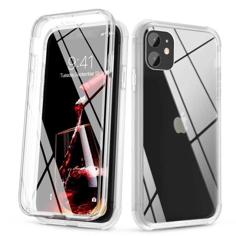 2 in 1 Clear Hard case for iphone 11 XR Case with screen protector Shockproof Case capa Transparent Cover for iphone XR case
2 in 1 Clear Hard case for iphone 11 XR Case with screen protector Shockproof Case capa Transparent Cover for iphone XR case