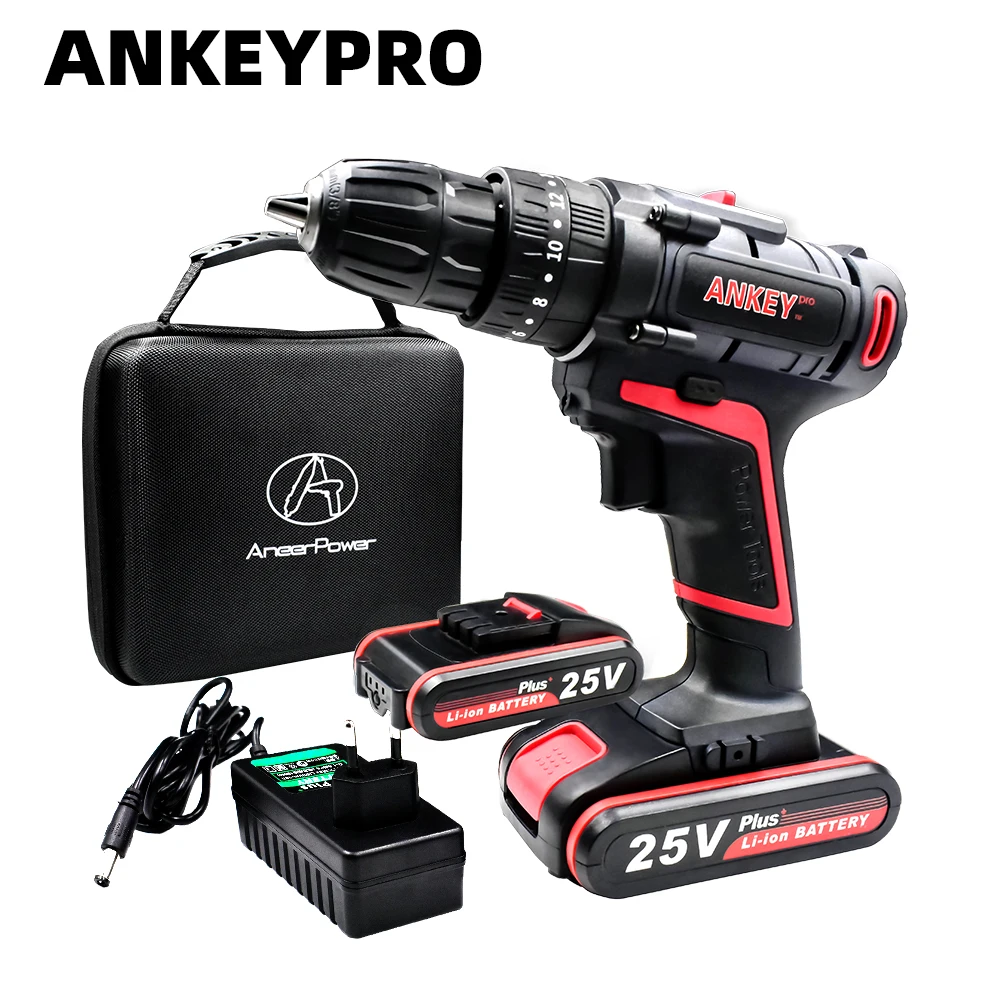 25V Plus Impact Drill Power Tools Screwdriver Electric Hand Tool Drill Cordless Drill Set Speed Machine Rotary Tool EU plug Tool
25V Plus Impact Drill Power Tools Screwdriver Electric Hand Tool Drill Cordless Drill Set Speed Machine Rotary Tool EU plug Tool