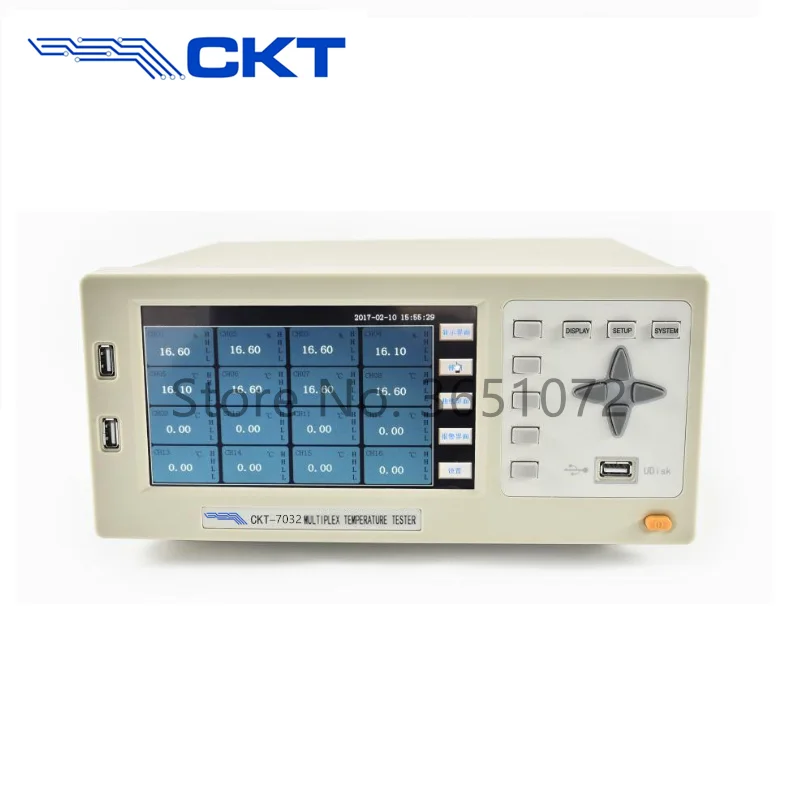 CKT-7032 Multiplex Temperature Data Logger for Temperature, Pressure and Humidity Display 32 Channel
CKT-7032 Multiplex Temperature Data Logger for Temperature, Pressure and Humidity Display 32 Channel