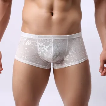 Sexy Underwear Mens Boxer Lace floral Printed Sissy Gay Underwear Sport panties Shorts Boxer Luxury Underpants cueca masculina
Sexy Underwear Mens Boxer Lace floral Printed Sissy Gay Underwear Sport panties Shorts Boxer Luxury Underpants cueca masculina