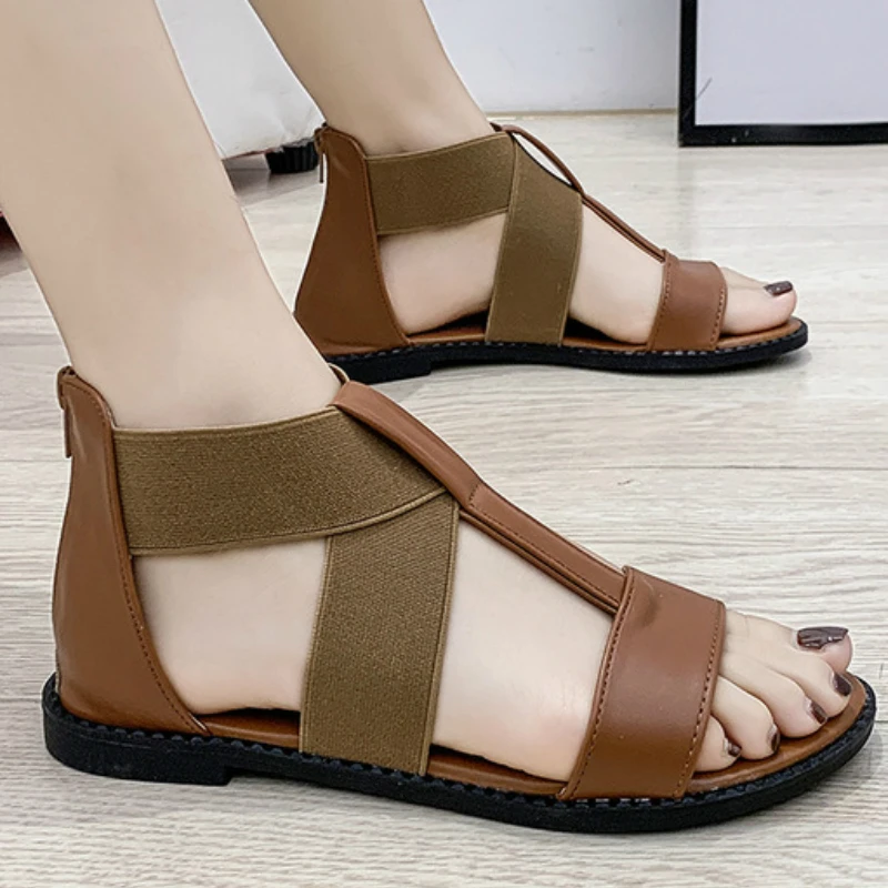 2020 Gladiator Sandals Women Flat Low Heel Platform Summer Peep Toe Casual Hollow Beach Shoes Solid Female Ladies Zapatos De Muj
2020 Gladiator Sandals Women Flat Low Heel Platform Summer Peep Toe Casual Hollow Beach Shoes Solid Female Ladies Zapatos De Muj