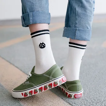 New Cute Kawai Cartoon 5 colors Lovely Animal Pattern Casual Sock Funny cat Women Combed Cotton Socks 
New Cute Kawai Cartoon 5 colors Lovely Animal Pattern Casual Sock Funny cat Women Combed Cotton Socks