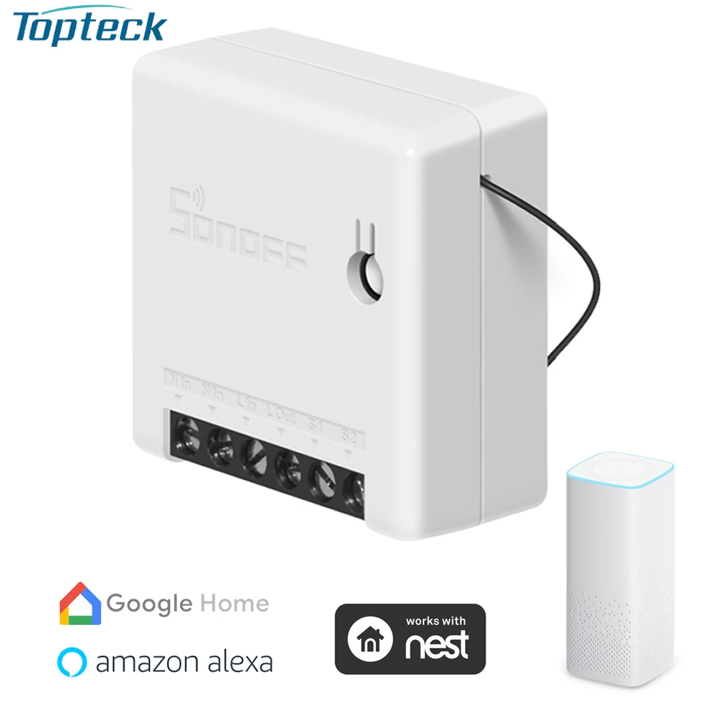 SONOFF Mini Two Way Intelligent Switch 10A Supports DIY Mode Household Appliance Automation Switches
SONOFF Mini Two Way Intelligent Switch 10A Supports DIY Mode Household Appliance Automation Switches