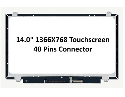14.0" HD On-Cell Touchscreen 40Pins Laptop LED LCD Touch Screen Replacement Compatible with B140XTK01.0 HW1A
14.0" HD On-Cell Touchscreen 40Pins Laptop LED LCD Touch Screen Replacement Compatible with B140XTK01.0 HW1A