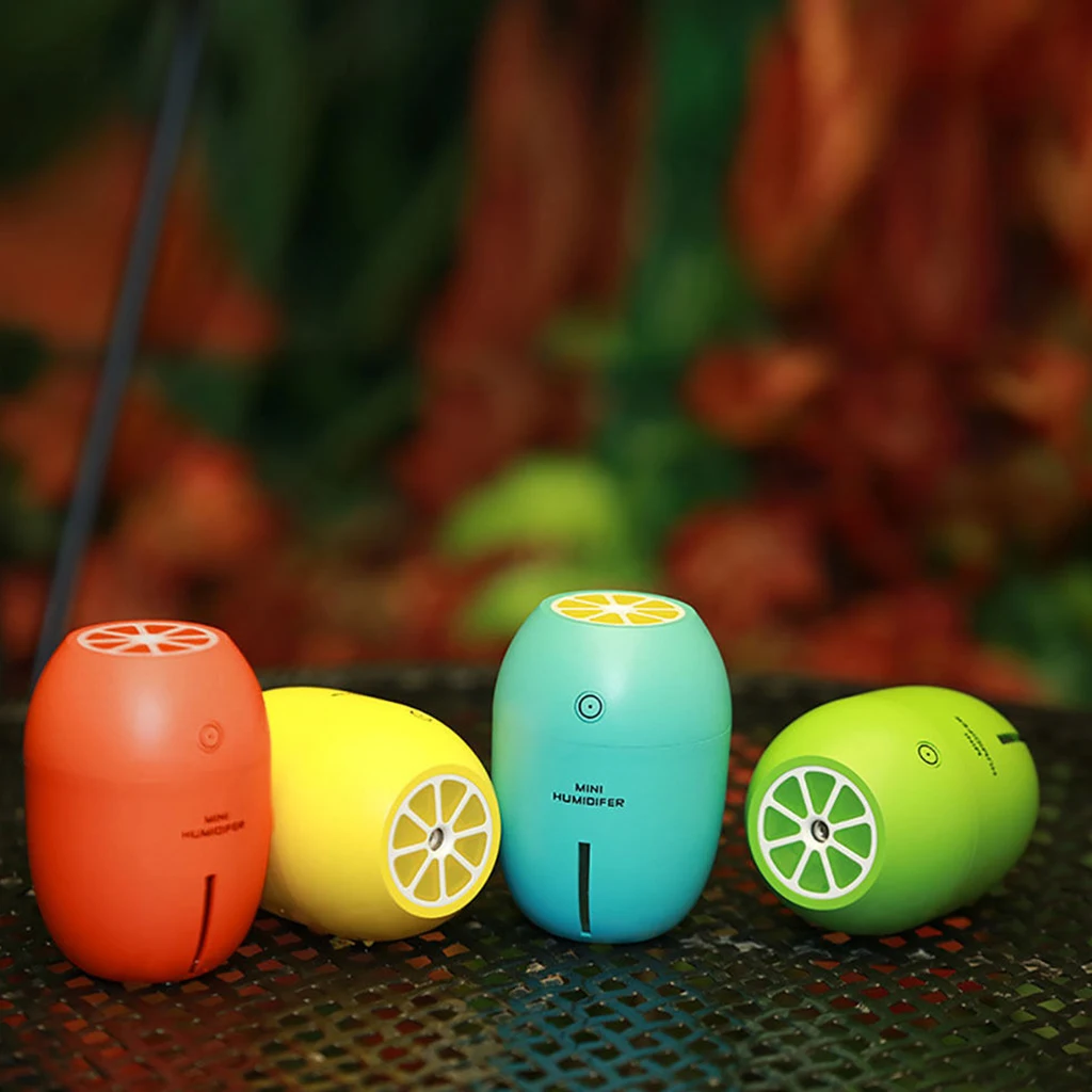 Ultrasonic Mini Lemon Humidifier Room Car LED Humidifier Air Diffuser Purifier Ultrasonic Mini Lemon Humidifier Room Car LED Humidifier Air Diffuser Purifier