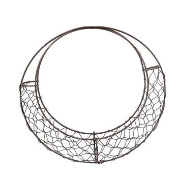 Moon Shaped Iron Wire Wreath Iron Frame Succulent Pot Hanging Basket Plant Flower Holder Wedding Home Cafe Decor
Moon Shaped Iron Wire Wreath Iron Frame Succulent Pot Hanging Basket Plant Flower Holder Wedding Home Cafe Decor