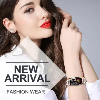 696 H8 Color Screen Intelligent Bracelet Female Jewelry Bracelet 24-hour Continuous Heart Rate Detection Health Monitoring
696 H8 Color Screen Intelligent Bracelet Female Jewelry Bracelet 24-hour Continuous Heart Rate Detection Health Monitoring