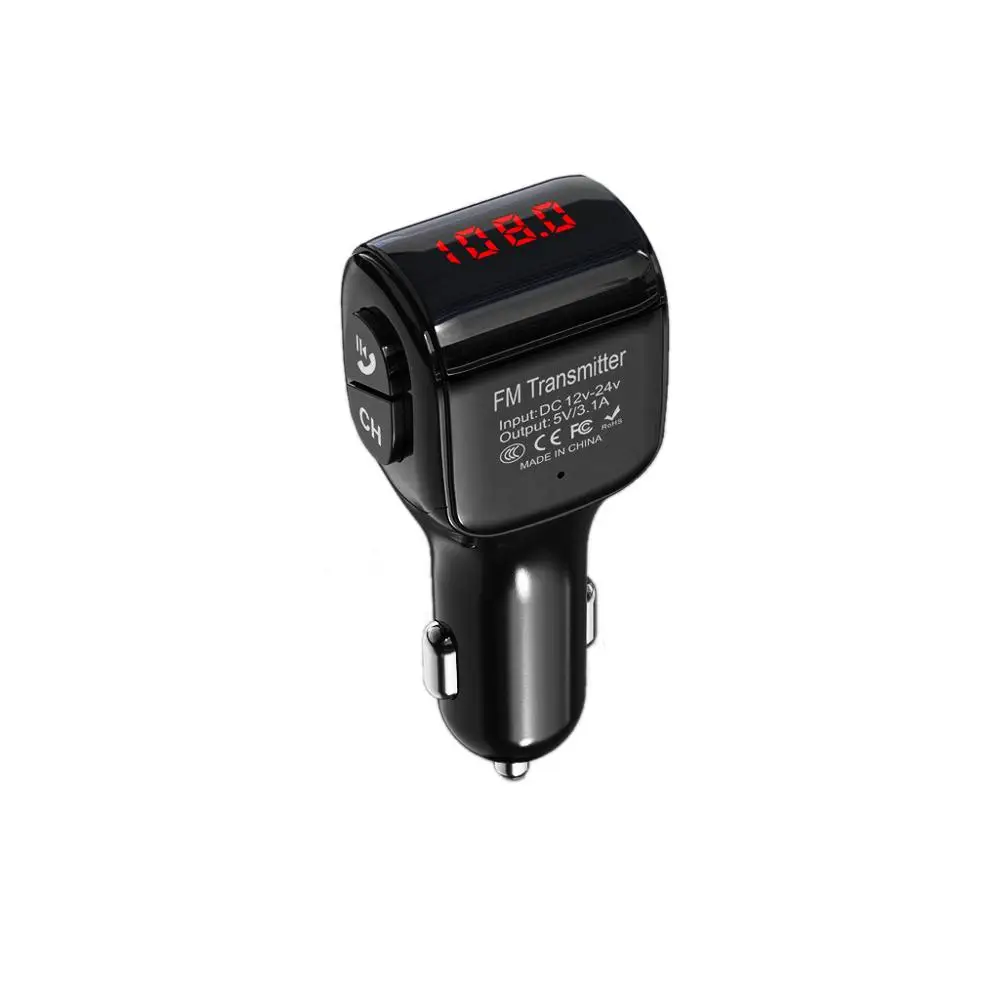 Mini Car Charger with FM Transmitter Bluetooth 5.0 Receiver Audio MP3 Player U-disk TF Card Car Kit Dual USB Car Phone Charger
Mini Car Charger with FM Transmitter Bluetooth 5.0 Receiver Audio MP3 Player U-disk TF Card Car Kit Dual USB Car Phone Charger