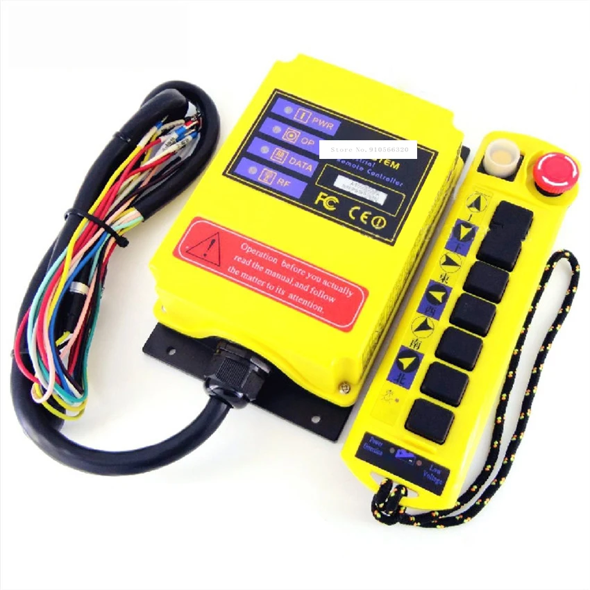 A100(CD Type) Portable Small Industrial Wireless Remote Controller Driving Crane Switch Hoisting Machine Radio Remote Control
A100(CD Type) Portable Small Industrial Wireless Remote Controller Driving Crane Switch Hoisting Machine Radio Remote Control