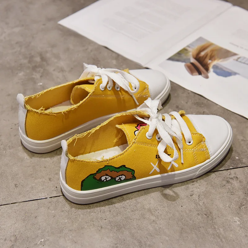 Hand-Painted Sesame Street Canvas Shoes Student Korean-style New Style Small Dirty Orange Hong Kong Style MacBook Trendy Shoes 2
Hand-Painted Sesame Street Canvas Shoes Student Korean-style New Style Small Dirty Orange Hong Kong Style MacBook Trendy Shoes 2