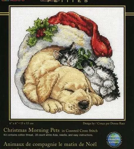 GG Counted Cross Stitch Kit DIM08826 Christmas Cats and Dogs Handmade Needlework For Embroidery 14ct Cross Stitch
GG Counted Cross Stitch Kit DIM08826 Christmas Cats and Dogs Handmade Needlework For Embroidery 14ct Cross Stitch