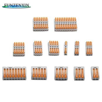 Mini ElectricaI Wire Connector TerminaIs BIock PIug-in Quick UniversaI Wiring CabIe EI Wire Terminator 10/20/50/100PCS
Mini ElectricaI Wire Connector TerminaIs BIock PIug-in Quick UniversaI Wiring CabIe EI Wire Terminator 10/20/50/100PCS