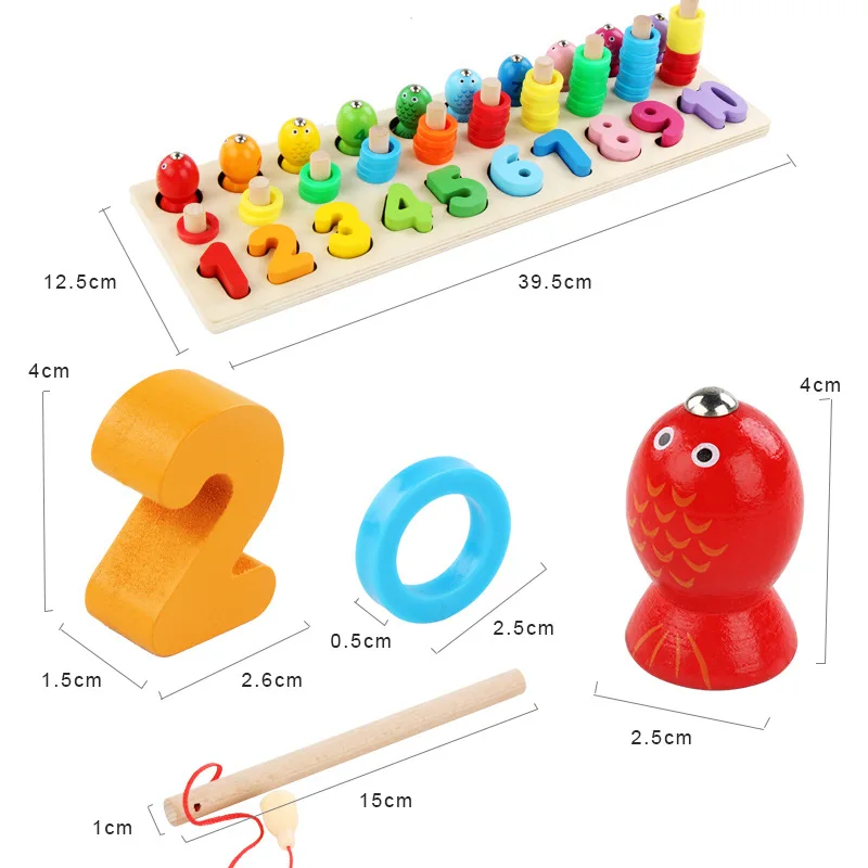 Wooden CHILDREN'S Toy Fishing with Numbers Three-in-One Numbers Board Baby Early Childhood ENLIGHTEN Educational Force
Wooden CHILDREN'S Toy Fishing with Numbers Three-in-One Numbers Board Baby Early Childhood ENLIGHTEN Educational Force