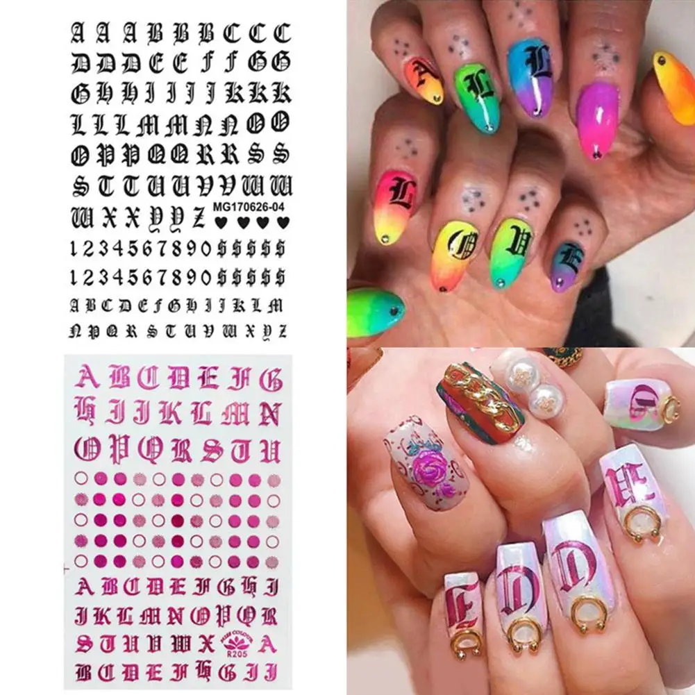 3D DIY Ancient English Letter Adhesive Nail Art Stickers Decal Manicure Decor Ancient Letter Pattern DIY Nail Art
3D DIY Ancient English Letter Adhesive Nail Art Stickers Decal Manicure Decor Ancient Letter Pattern DIY Nail Art