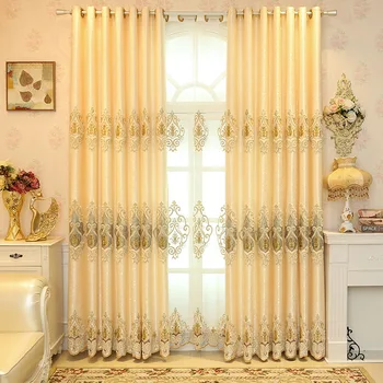 New European Jacquard Curtain Embroidery Tulle for Living Dining Room Bedroom
New European Jacquard Curtain Embroidery Tulle for Living Dining Room Bedroom