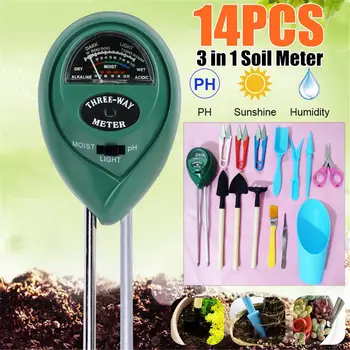 14PCs/Set Home Gardening Tool Set Balcony Home-grown Mini Excavation Suits Spade Shovel Rake Planting Tools Soil detectors Set 
14PCs/Set Home Gardening Tool Set Balcony Home-grown Mini Excavation Suits Spade Shovel Rake Planting Tools Soil detectors Set