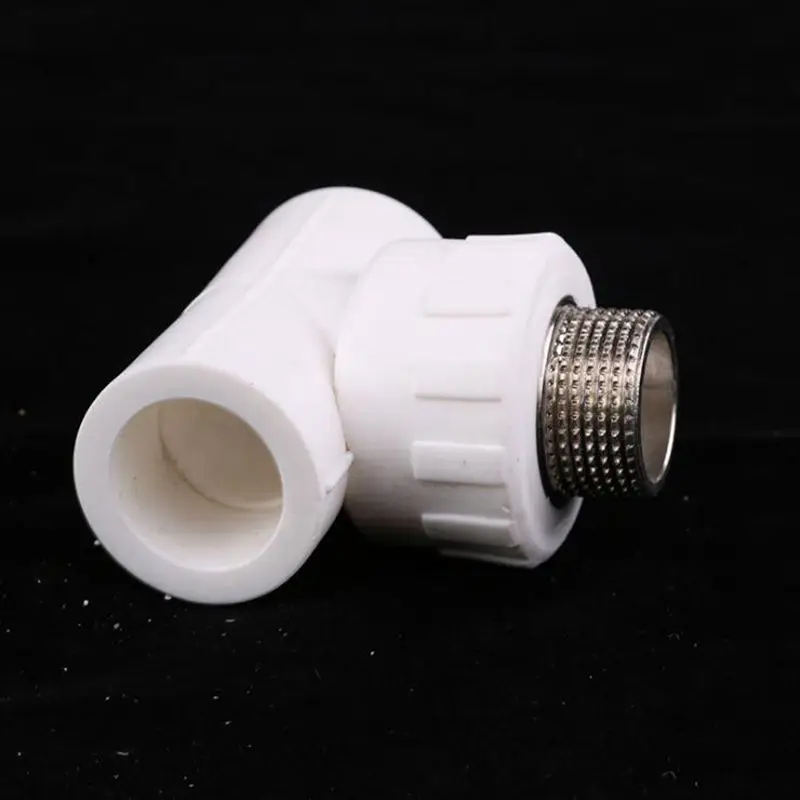 3/4'' BSPT Male Female Thread 32mm PP-R Plastic Water Connector Tee Pipe Fitting Hot Melt Installation Heat System | Обустройство