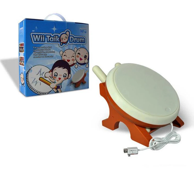Фото Барабанные и барабанные палочки для консоли Nintendo Wii контроллер чувствительности