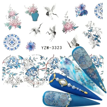 WUF 2020 New Arrival 1 PC Nail Art Flower Blue Colors Rose Water Design Tattoos Nail Sticker Decals for Beauty Manicure Tools
WUF 2020 New Arrival 1 PC Nail Art Flower Blue Colors Rose Water Design Tattoos Nail Sticker Decals for Beauty Manicure Tools