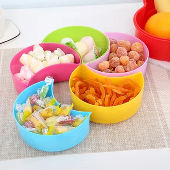 Sectional Serving Bowl with Cover Candy Dish Dried Fruit Plate Snack Candy Tray Snack Box Candy Tray Food Storage Box BDF99 
Sectional Serving Bowl with Cover Candy Dish Dried Fruit Plate Snack Candy Tray Snack Box Candy Tray Food Storage Box BDF99
