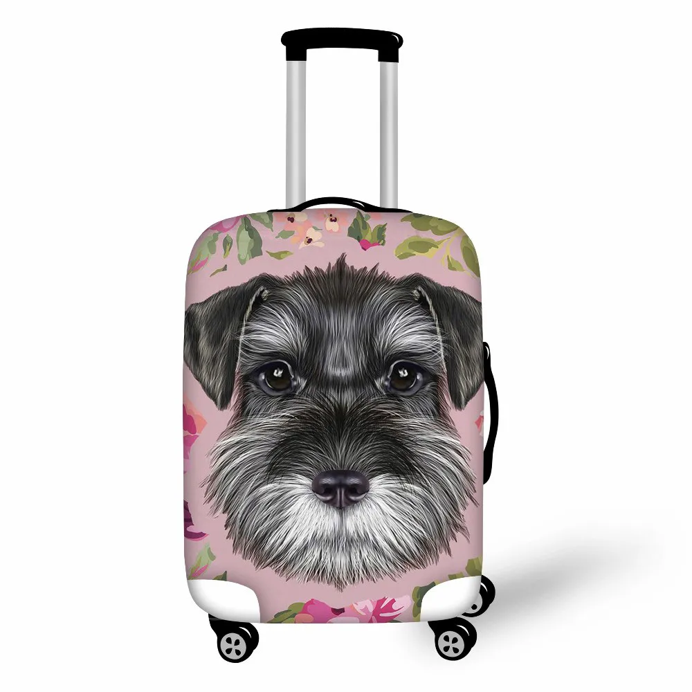 Фото KOKO CAT Luggage Protective Cover Cute Dog Print Travel Accessories Women Men 18-30 Inch Suitcase Trolley Case | Багаж и сумки