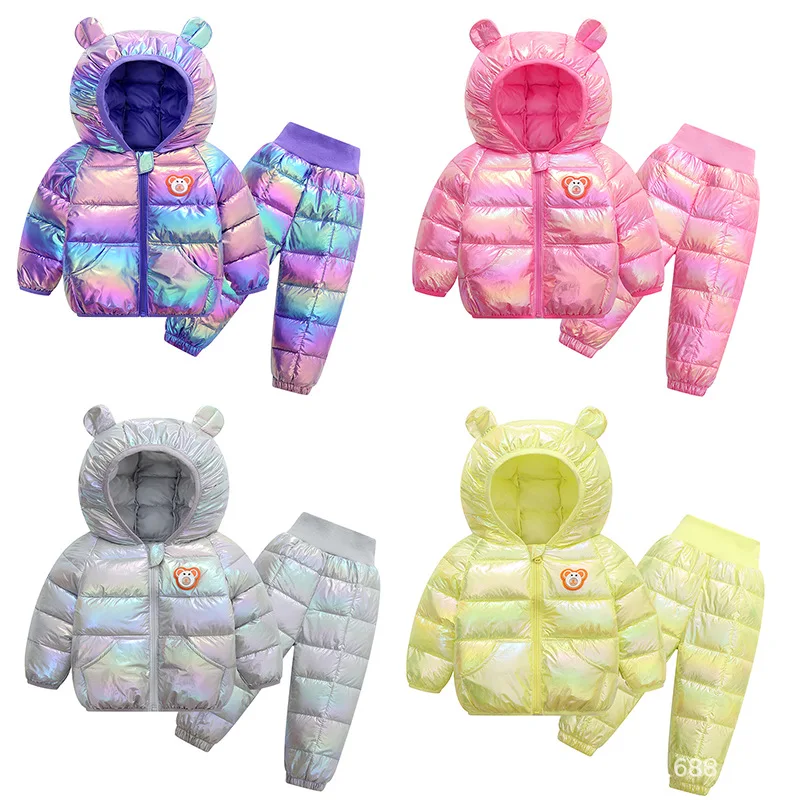 

Children Clothing Sets Autumn Winter Baby Girls Clothes Long Sleeve Hooded Casual Tracksuit Suits Toddler Boys Clothes1-5 years