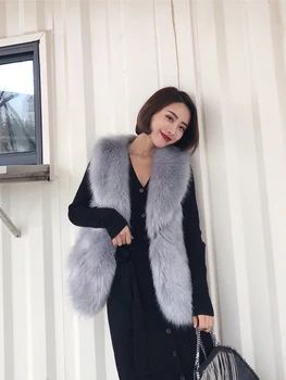 High quality Faux Fur Vest female Luxury Faux Fox Warm Women jacket 2019 winter new short Fluffy Faux Fur Vest
High quality Faux Fur Vest female Luxury Faux Fox Warm Women jacket 2019 winter new short Fluffy Faux Fur Vest