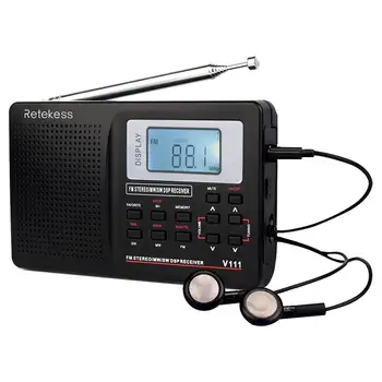 Retekess V111 Radio AM FM SW Radio All-Wave FM Multi-Purpose Radio Portable Gift For Parent Friend
Retekess V111 Radio AM FM SW Radio All-Wave FM Multi-Purpose Radio Portable Gift For Parent Friend