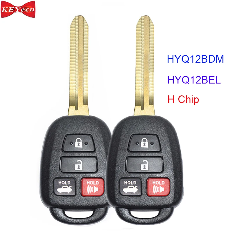 Details about   Black Fob Key Cover for 2014-2019 Toyota Corolla 2015-2017 Toyota Camry HYQ12BDM 