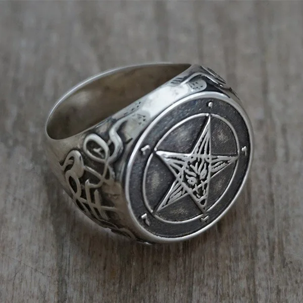 Vintage Stainless Steel Pentacle Rings for Motorcycle Party Steampunk Hip Hop Gothic Style Cool Biker Rings for Men Jewelry
Vintage Stainless Steel Pentacle Rings for Motorcycle Party Steampunk Hip Hop Gothic Style Cool Biker Rings for Men Jewelry